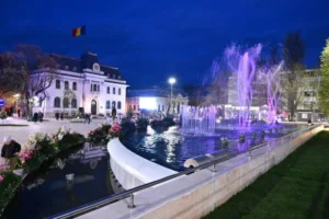 Live Webcam Pitești - Centru vedere fantana arteziana